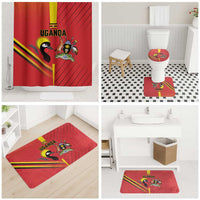 Uganda Basketball Bathroom Set Go Silverbacks - Wonder Print Shop