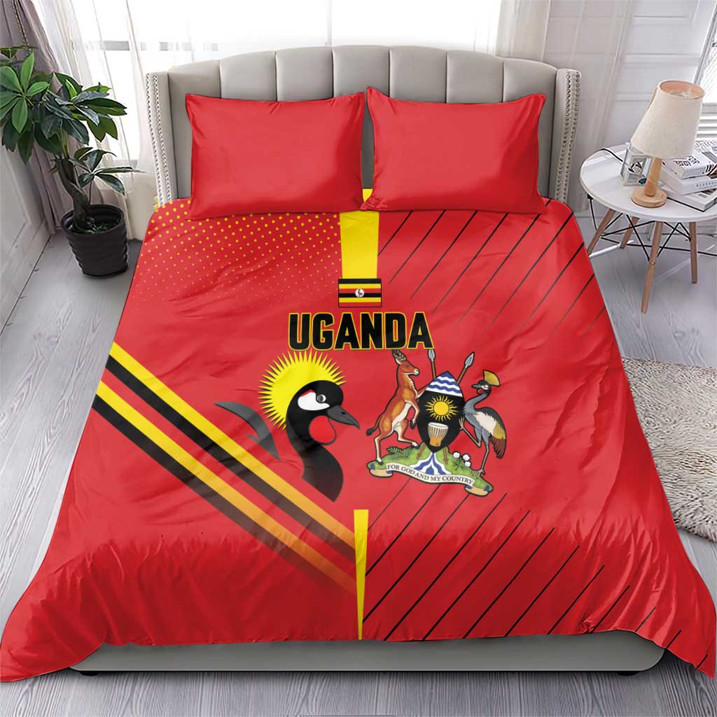 Uganda Basketball Bedding Set Go Silverbacks - Wonder Print Shop