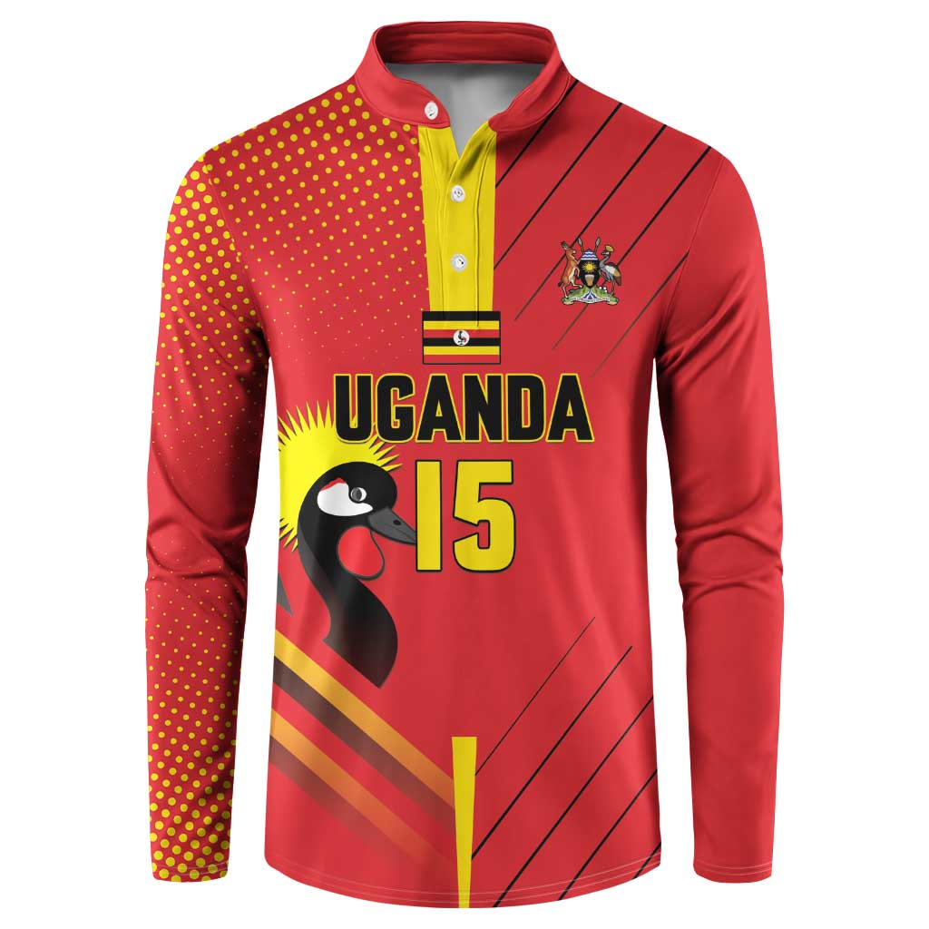 Custom Uganda Basketball Button Sweatshirt Go Silverbacks - Wonder Print Shop