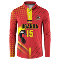 Custom Uganda Basketball Button Sweatshirt Go Silverbacks - Wonder Print Shop