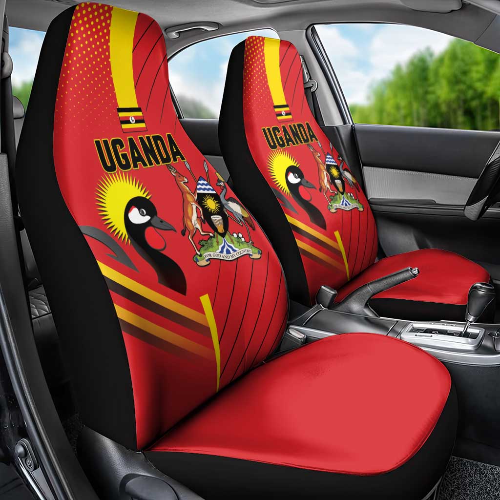 Uganda Basketball Car Seat Cover Go Silverbacks - Wonder Print Shop
