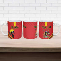 Custom Uganda Basketball Ceramic Mug Go Silverbacks - Wonder Print Shop