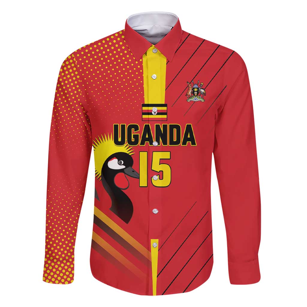 Custom Uganda Basketball Family Matching Short Sleeve Bodycon Dress and Hawaiian Shirt Go Silverbacks - Wonder Print Shop