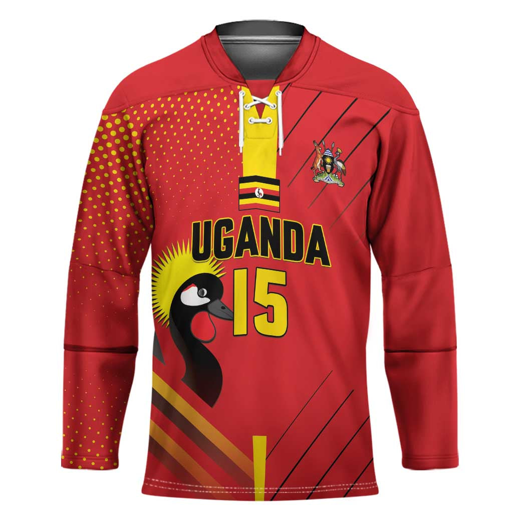 Custom Uganda Basketball Hockey Jersey Go Silverbacks - Wonder Print Shop