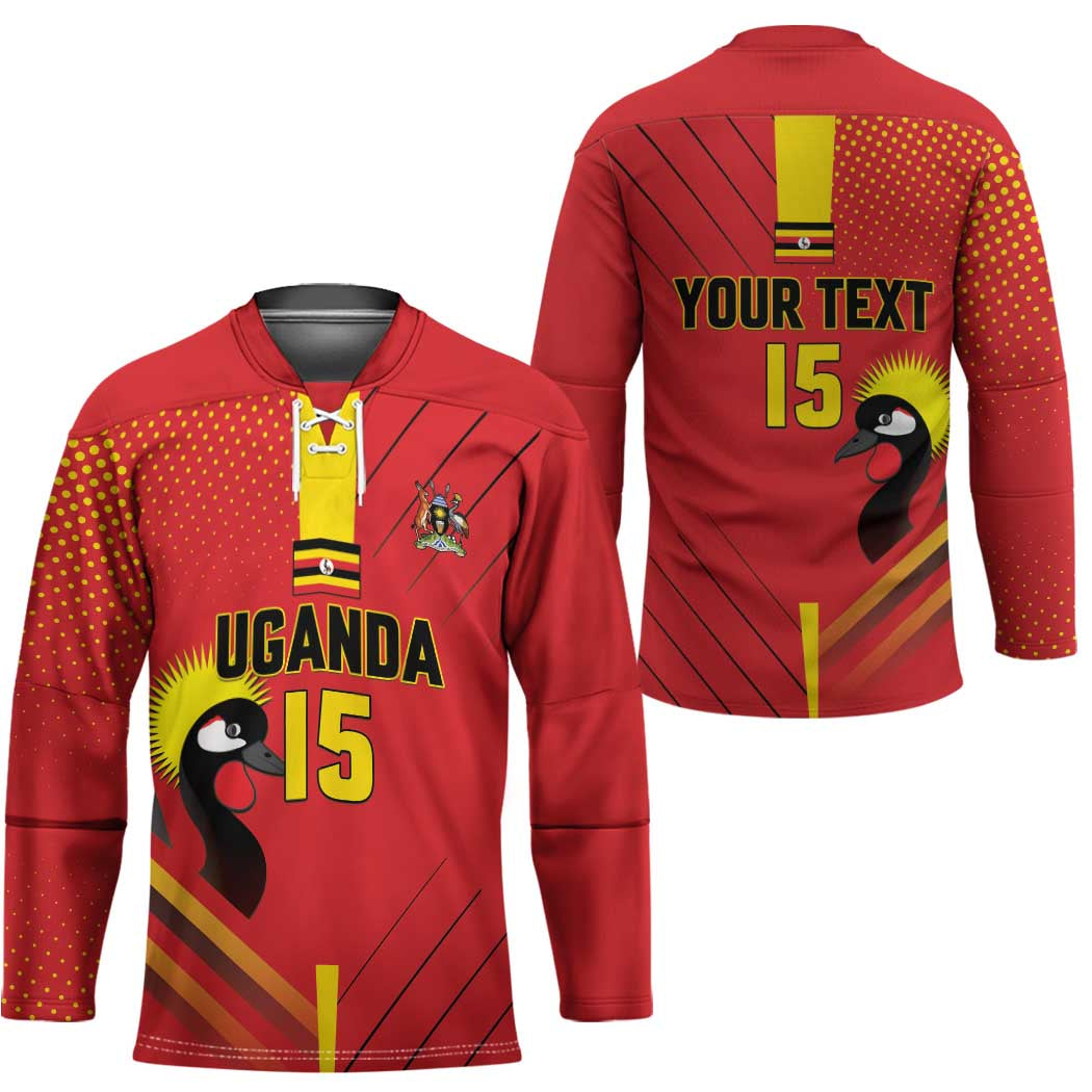 Custom Uganda Basketball Hockey Jersey Go Silverbacks - Wonder Print Shop