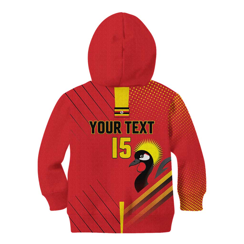Custom Uganda Basketball Kid Hoodie Go Silverbacks - Wonder Print Shop