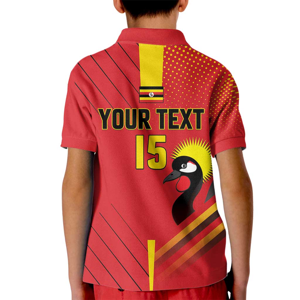 Custom Uganda Basketball Kid Polo Shirt Go Silverbacks - Wonder Print Shop