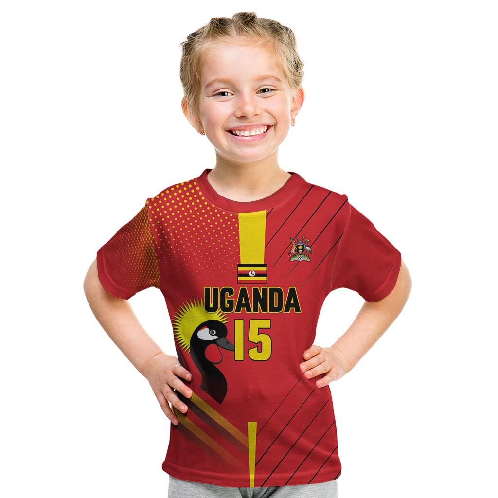 Custom Uganda Basketball Kid T Shirt Go Silverbacks - Wonder Print Shop