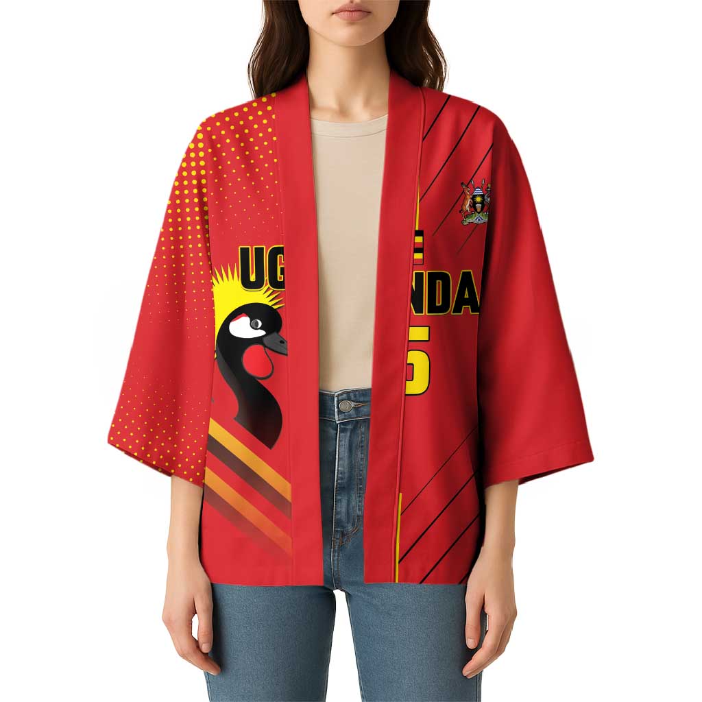 Custom Uganda Basketball Kimono Go Silverbacks - Wonder Print Shop