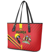 Uganda Basketball Leather Tote Bag Go Silverbacks - Wonder Print Shop