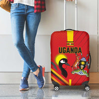 Uganda Basketball Luggage Cover Go Silverbacks - Wonder Print Shop