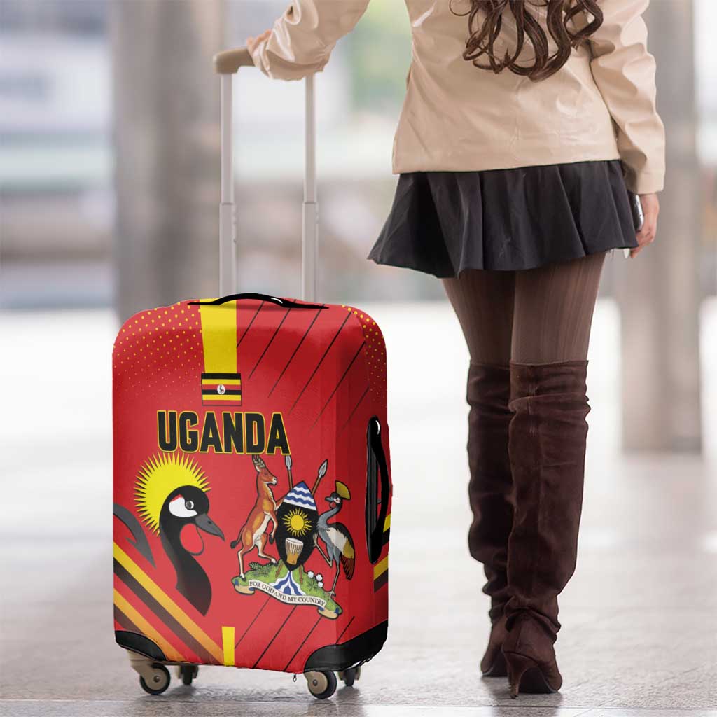Uganda Basketball Luggage Cover Go Silverbacks - Wonder Print Shop