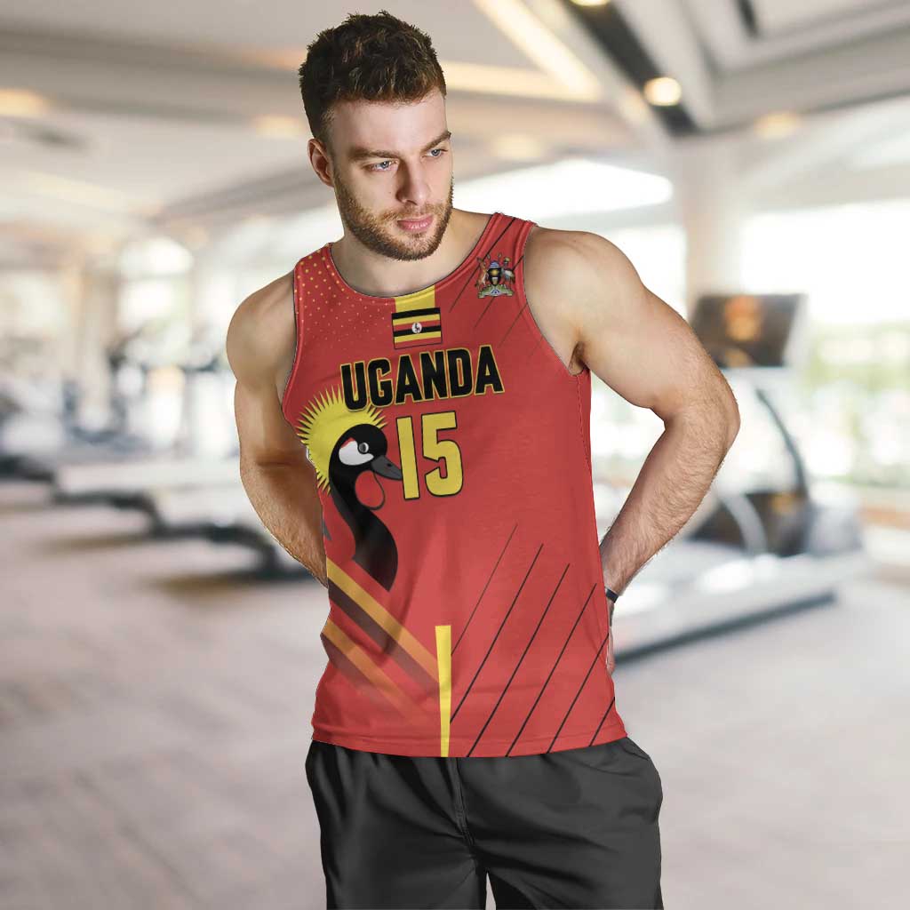 Custom Uganda Basketball Men Tank Top Go Silverbacks - Wonder Print Shop
