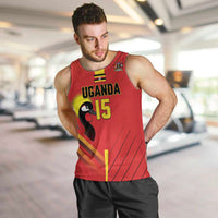 Custom Uganda Basketball Men Tank Top Go Silverbacks - Wonder Print Shop