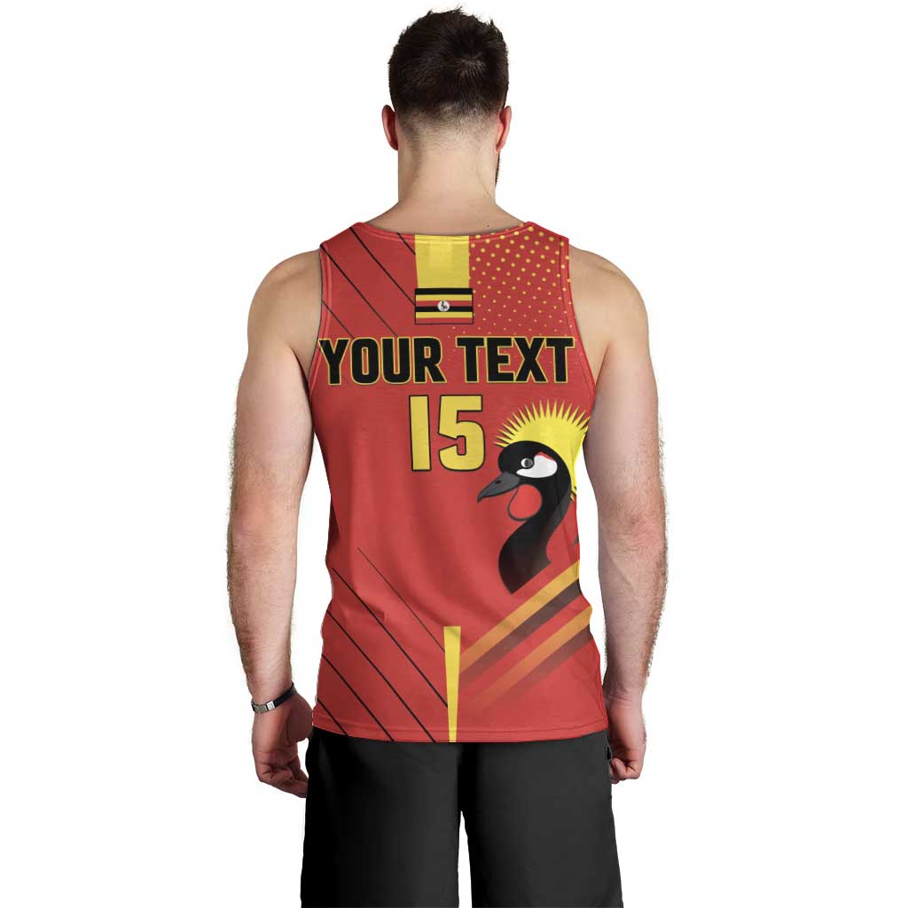 Custom Uganda Basketball Men Tank Top Go Silverbacks - Wonder Print Shop