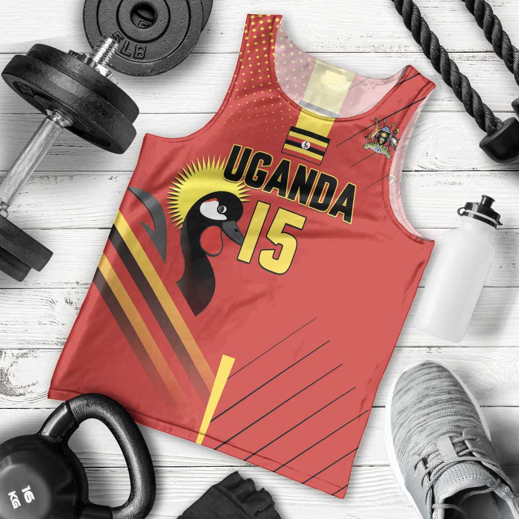 Custom Uganda Basketball Men Tank Top Go Silverbacks - Wonder Print Shop