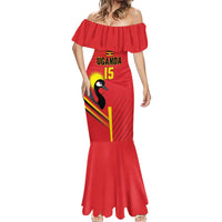 Custom Uganda Basketball Mermaid Dress Go Silverbacks - Wonder Print Shop