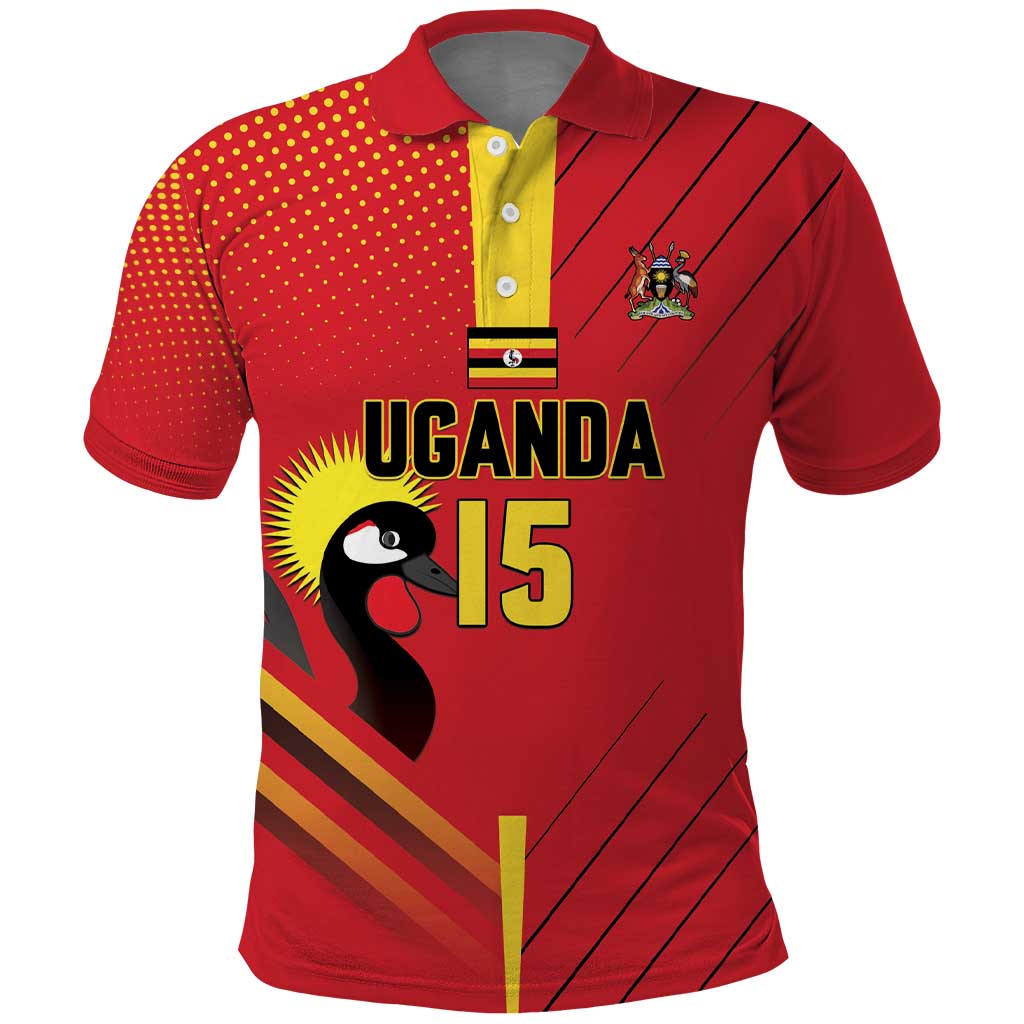 Custom Uganda Basketball Polo Shirt Go Silverbacks - Wonder Print Shop