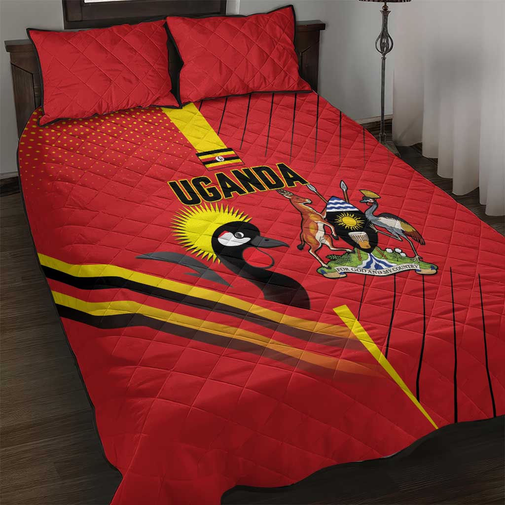 Uganda Basketball Quilt Bed Set Go Silverbacks - Wonder Print Shop