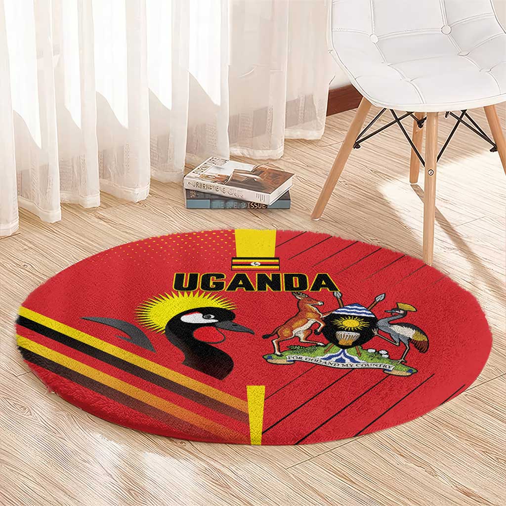 Uganda Basketball Round Carpet Go Silverbacks - Wonder Print Shop
