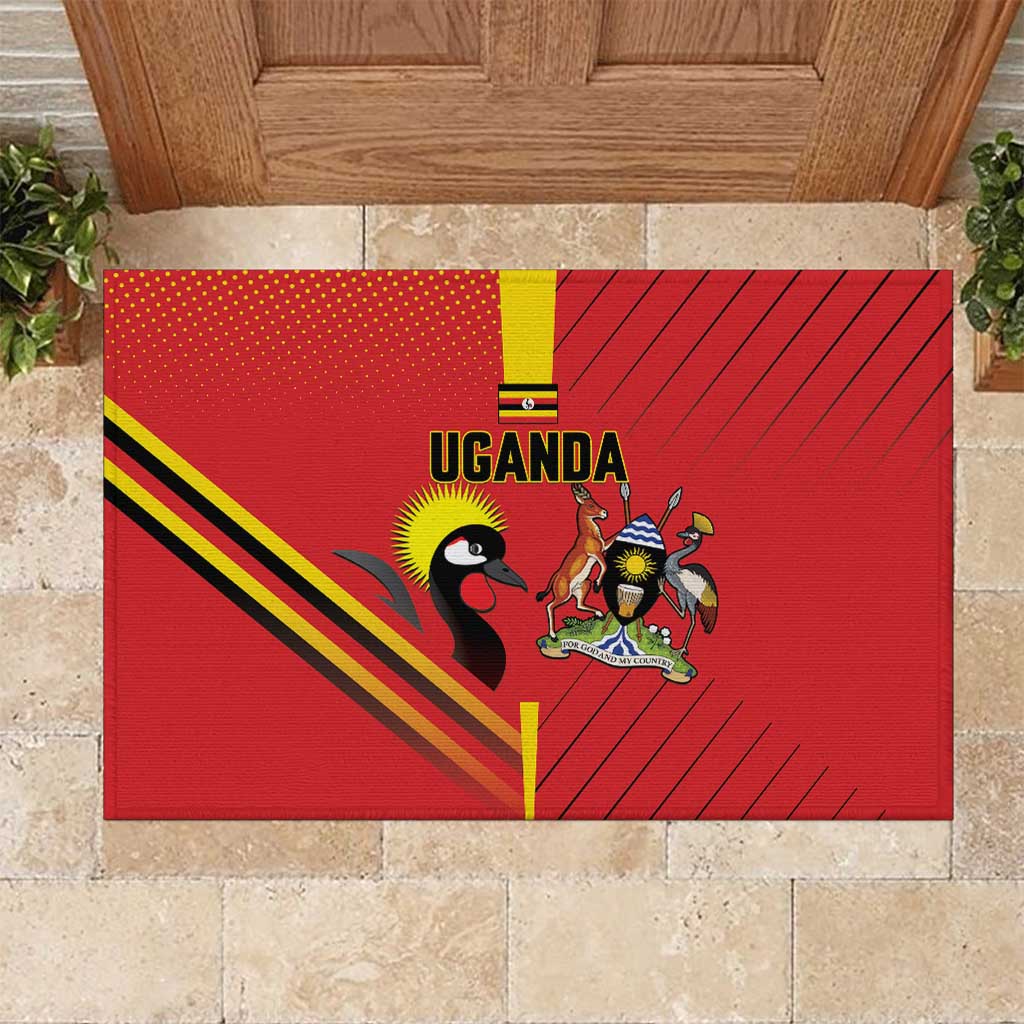 Uganda Basketball Rubber Doormat Go Silverbacks - Wonder Print Shop