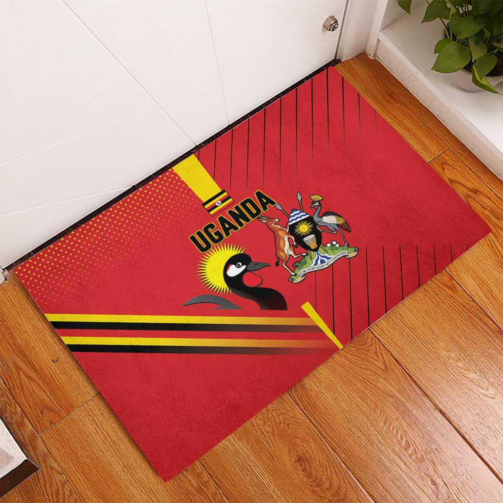 Uganda Basketball Rubber Doormat Go Silverbacks - Wonder Print Shop