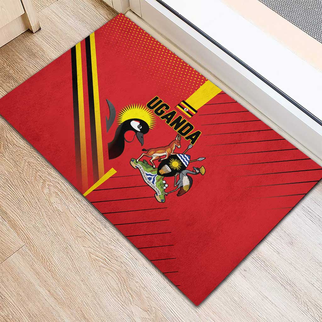 Uganda Basketball Rubber Doormat Go Silverbacks - Wonder Print Shop