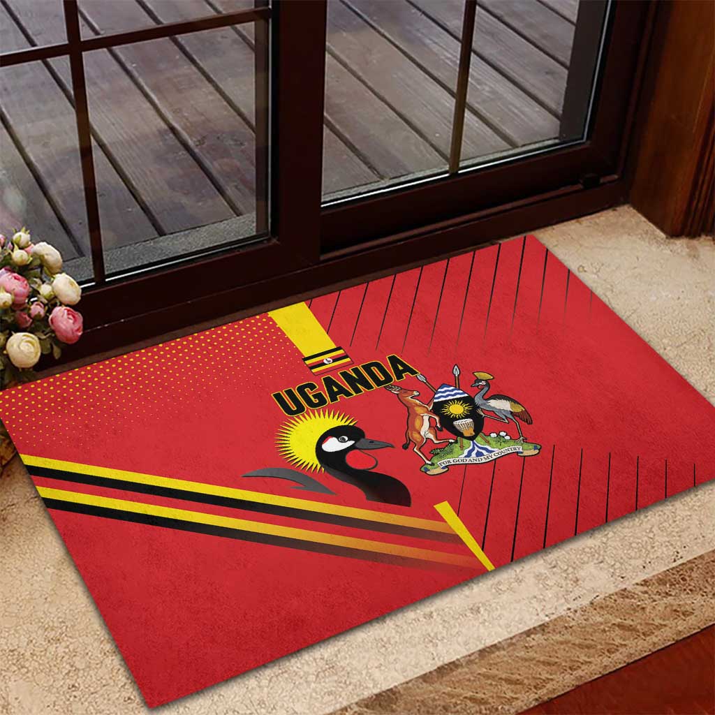 Uganda Basketball Rubber Doormat Go Silverbacks - Wonder Print Shop