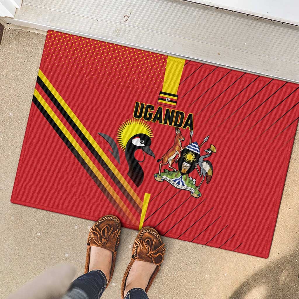 Uganda Basketball Rubber Doormat Go Silverbacks - Wonder Print Shop