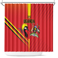 Uganda Basketball Shower Curtain Go Silverbacks - Wonder Print Shop