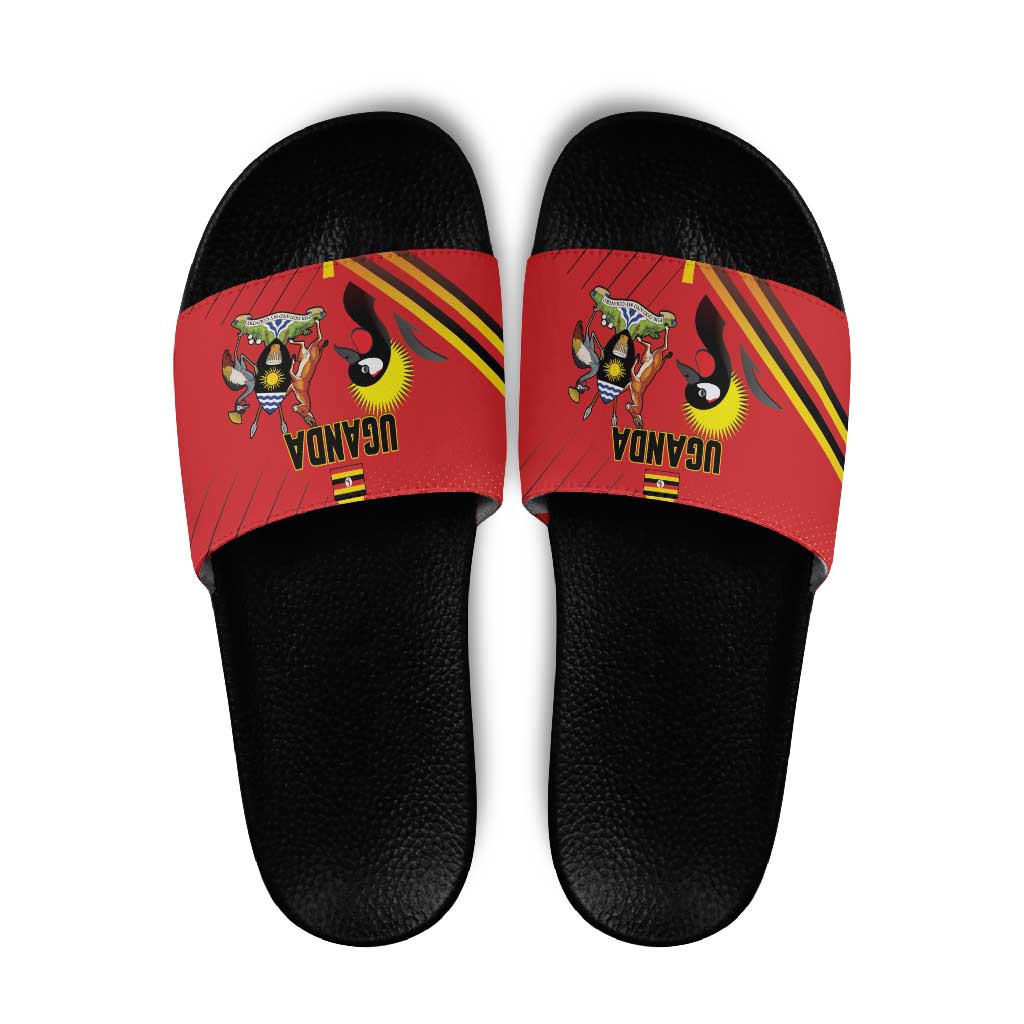Uganda Basketball Slide Sandals Go Silverbacks - Wonder Print Shop