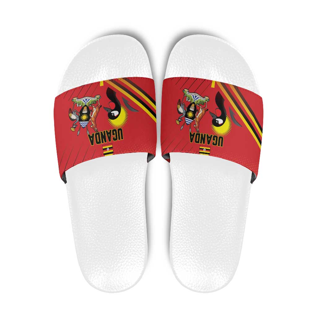 Uganda Basketball Slide Sandals Go Silverbacks - Wonder Print Shop