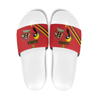 Uganda Basketball Slide Sandals Go Silverbacks - Wonder Print Shop