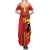 Custom Uganda Basketball Summer Maxi Dress Go Silverbacks - Wonder Print Shop