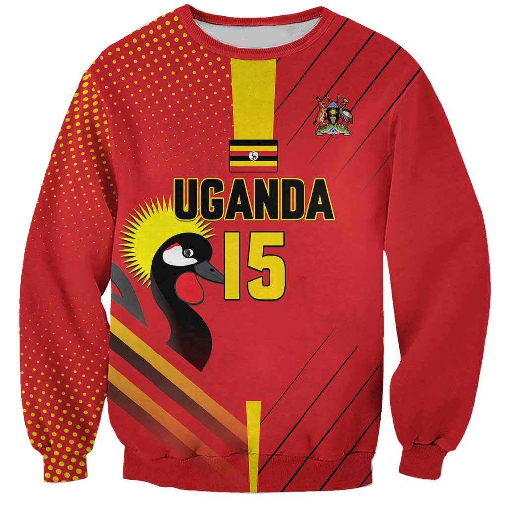 Custom Uganda Basketball Sweatshirt Go Silverbacks - Wonder Print Shop
