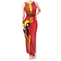 Custom Uganda Basketball Tank Maxi Dress Go Silverbacks - Wonder Print Shop