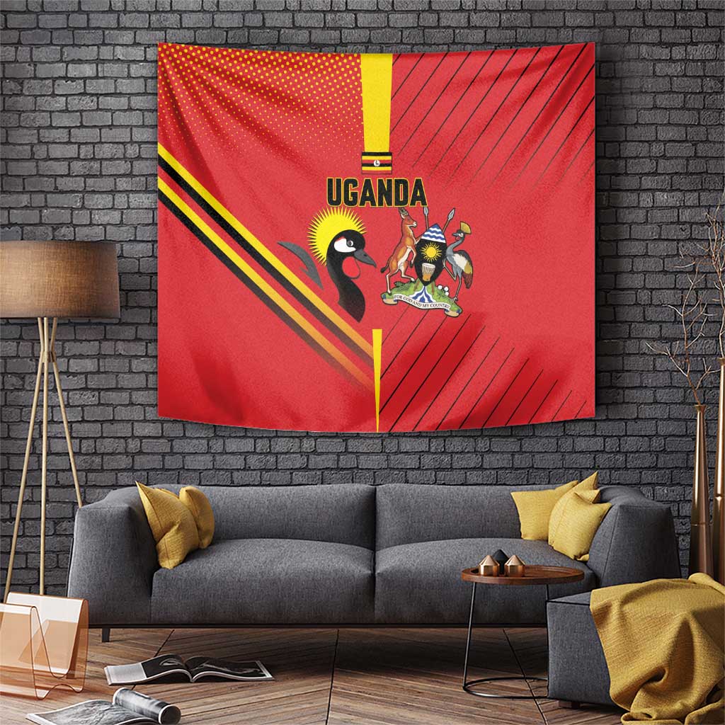 Uganda Basketball Tapestry Go Silverbacks - Wonder Print Shop