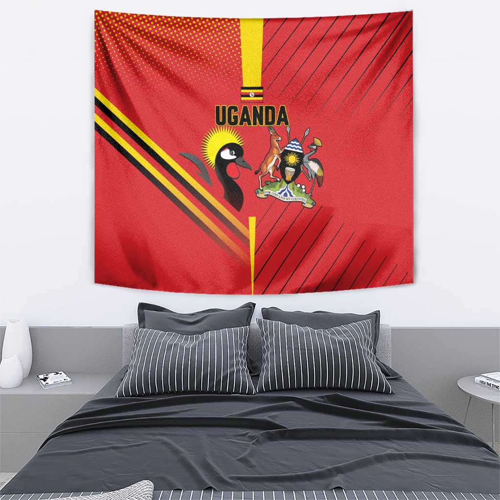 Uganda Basketball Tapestry Go Silverbacks - Wonder Print Shop
