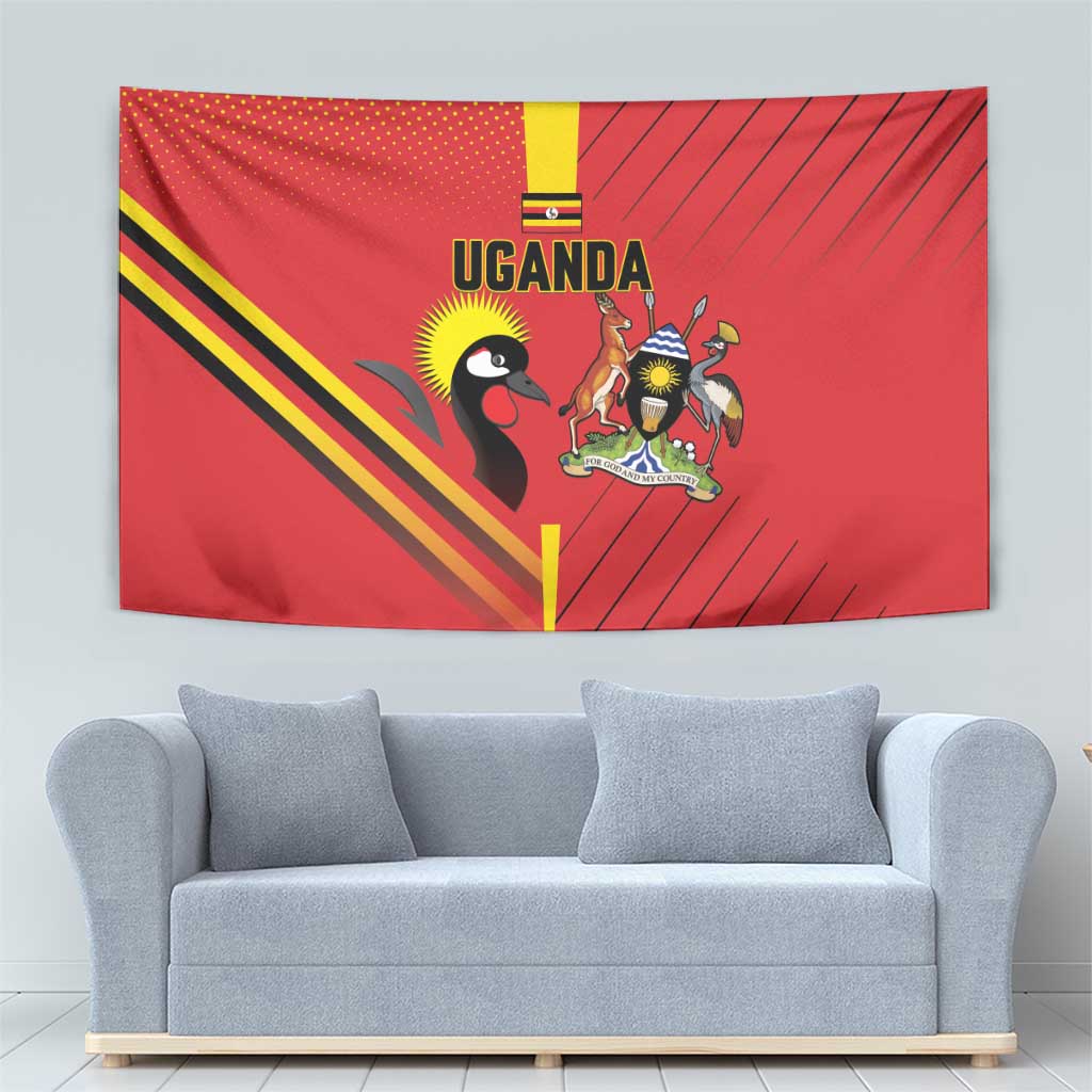 Uganda Basketball Tapestry Go Silverbacks - Wonder Print Shop