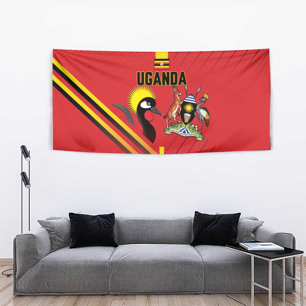 Uganda Basketball Tapestry Go Silverbacks - Wonder Print Shop