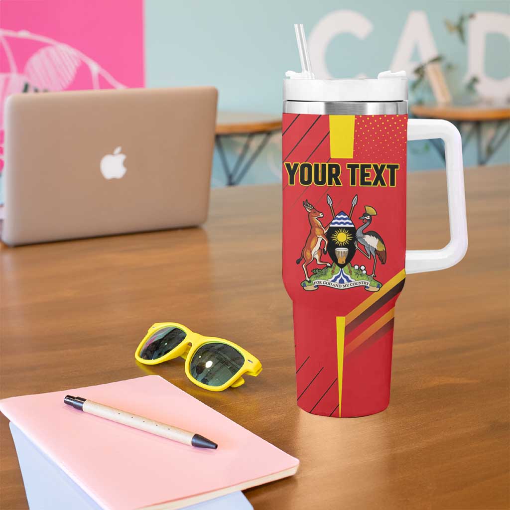 Custom Uganda Basketball Tumbler With Handle Go Silverbacks - Wonder Print Shop