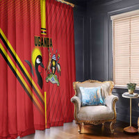 Uganda Basketball Window Curtain Go Silverbacks - Wonder Print Shop