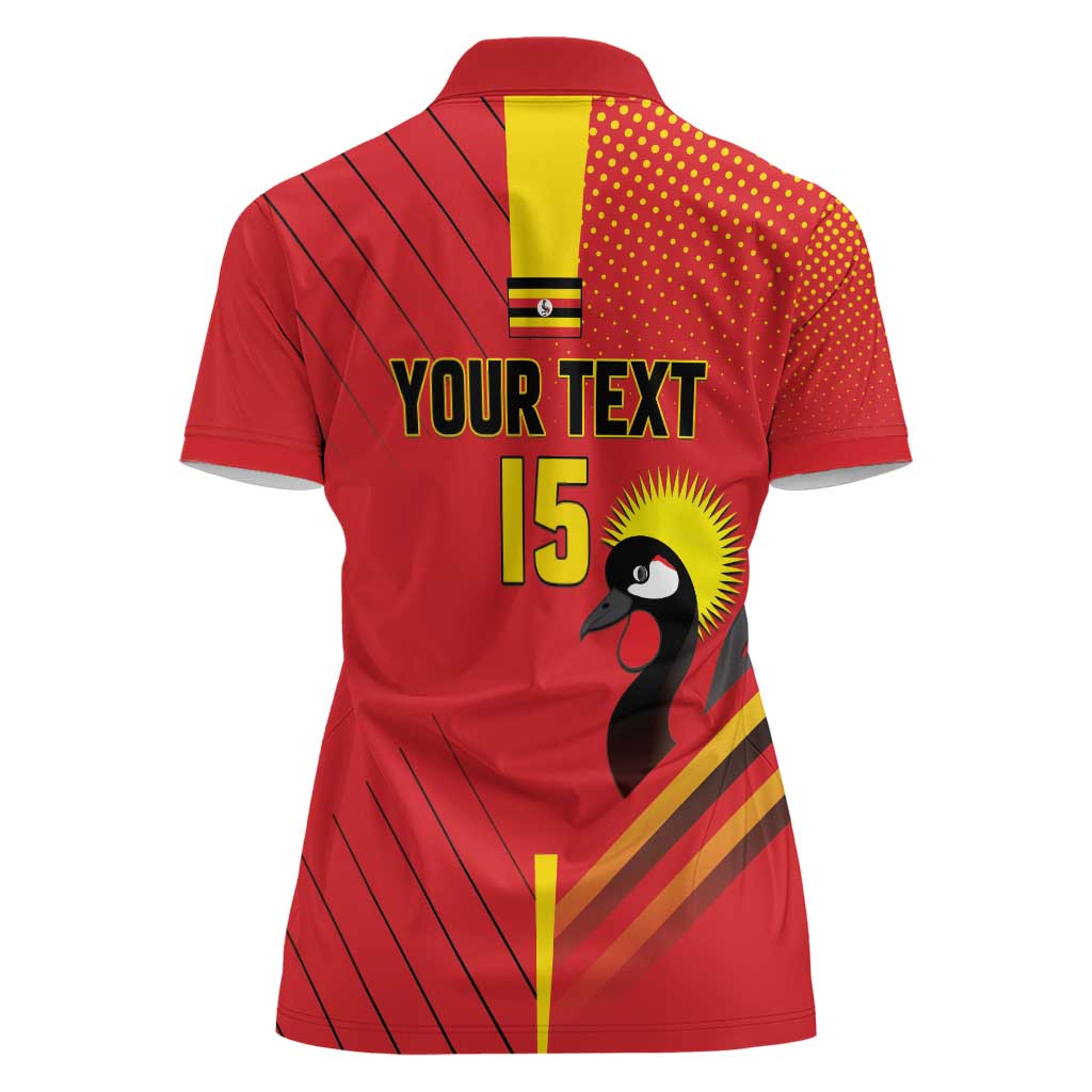 Custom Uganda Basketball Women Polo Shirt Go Silverbacks - Wonder Print Shop