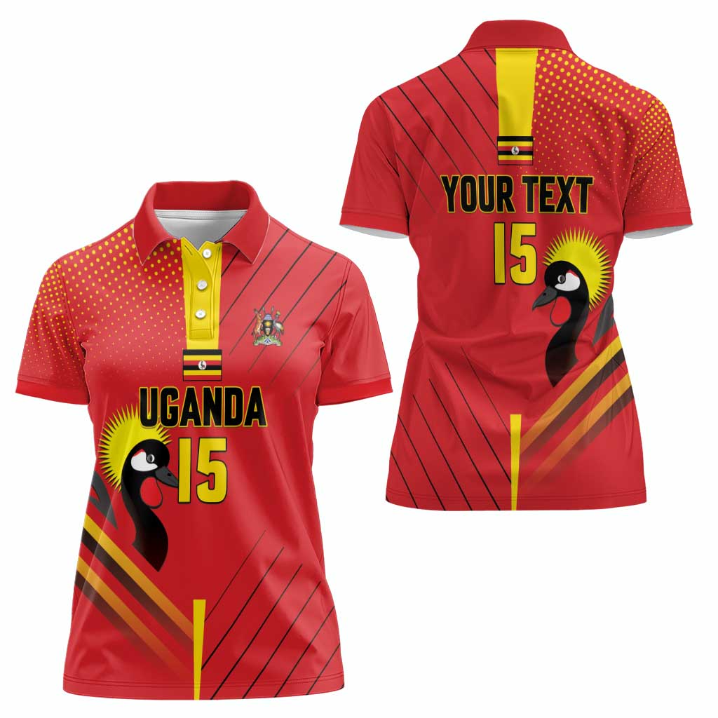 Custom Uganda Basketball Women Polo Shirt Go Silverbacks - Wonder Print Shop