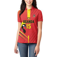 Custom Uganda Basketball Women Polo Shirt Go Silverbacks - Wonder Print Shop