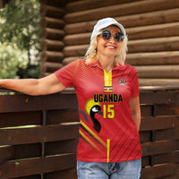 Custom Uganda Basketball Women Polo Shirt Go Silverbacks - Wonder Print Shop