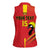 Custom Uganda Basketball Women Sleeveless Polo Shirt Go Silverbacks - Wonder Print Shop