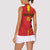 Custom Uganda Basketball Women Sleeveless Polo Shirt Go Silverbacks - Wonder Print Shop