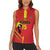 Custom Uganda Basketball Women Sleeveless Polo Shirt Go Silverbacks - Wonder Print Shop