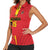 Custom Uganda Basketball Women Sleeveless Polo Shirt Go Silverbacks - Wonder Print Shop